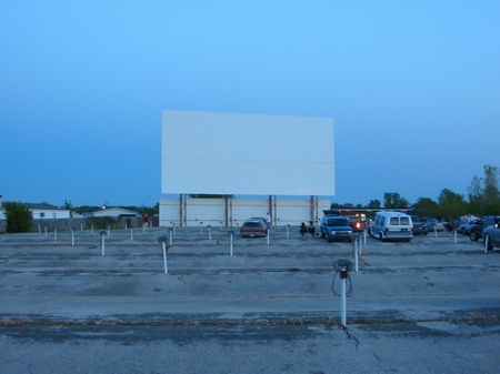 Miracle Twin Drive-In Theatre - SCREEN - PHOTO FROM WATER WINTER WONDERLAND